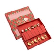 thumbnail image 4 of Kits de cubiertos navideños Cuchara mezcladora y agitadora Juego de cubiertos multiusos para 6 piezas un, 4 of 9