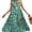 Green, variant on ZOELNIC Women's Summer Boho Dress Sleeveless V-Neck Maxi Sundress, Casual Loose Fit Tie-Dye Print Beach Dress, S