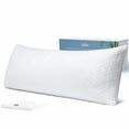 thumbnail image 1 of Almohada Rainmr para todo el cuerpo, espuma viscoelástica triturada, 20 x 54 cm, 1 of 8