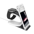 thumbnail image 1 of Base de carga 2 en 1, soporte para teléfono, accesorio para Apple Watch y iWatch (gris), 1 of 1