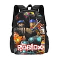 thumbnail image 1 of Roblox Cartoon Movie Backpack Casual Daypack School Bag Bookbag Satchel Rucksack Shoulder Multipurpose Laptop Backpack 17 Inch For Kids Teen Adult, 1 of 5