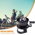 thumbnail image 1 of Brújula de campana de manillar de bicicleta 2 en 1 para ciclismo de seguridad de bicicleta MTB (negro), 1 of 6