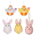 thumbnail image 4 of Clearance!XEOVHV Simulated Chicken Home Pendant Wool Rabbit Decoration, 4 of 8