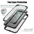 thumbnail image 2 of Estuche de vidrio templado con protector de pantalla incorporado y protector de lente de cámara para iPhone, cubierta de teléfono de cuerpo completo oso de fresa  Electrónica, 2 of 4