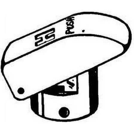 CHICAGO PUSH HANDLE FOR TIP-TAP FAUCETS PLAIN