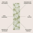 thumbnail image 3 of JONATHAN Y HAWAII 2 x 8 Runner Rug, Tobago Two-Tone Monstera Leaf - Light Green/Ivory, HWC100D-28, 3 of 9