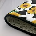 thumbnail image 5 of Cute Cow Print Sunflower A Shaggy Area Rug, Rugs for Living Room Bedroom Non Slip Door Mat Indoor Carpet Machine Washable Nursery Home Decor Floor Mats for Entryway 60x39in-#, 5 of 5