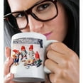 thumbnail image 2 of Vintage Image Of Christmas Elves In Snow, 11oz Mug, 2 of 7
