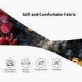 thumbnail image 5 of Lsque Colorful Floral Black Dog Pattern Sweatbands Sports Headband for Men & Women - Moisture Wicking Athletic Cotton Terry Cloth Sweatband for Tennis, Basketball, Running, 5 of 9
