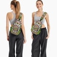 thumbnail image 3 of Psychedelic Mandala Sling Backpack for Women, Trippy Abstract Crossbody Bag with Colorful Geometric Pattern for Meditation and Energy Healing, 3 of 6