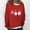 Red, variant on Tetras Hooded Sweatshirt Women 2025,Women's Large Tie Dyed Printed Round Neck Casual Long Sleeved Hoodie