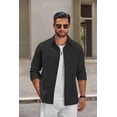 thumbnail image 2 of COOFANDY Mens Dress Shirts Casual Long Sleeve Button Down Shirts Oxford Shirts for Men, 2 of 6