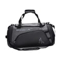 thumbnail image 3 of Bolsa de gimnasio Bolsa de lona deportiva Bolsa de lona impermeable y ligera Bolsa de lona para gimnasio con calzado Gris, 3 of 9