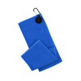 thumbnail image 4 of Toalla de golf ligera para limpiar pelotas, con absorción de agua y mosquetón. Azul, 4 of 9