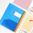 thumbnail image 3 of Plastic Folders with Pockets Heavy Duty Poly Pocket Folders with Business Card Slot 2 Pocket Folders Letter Size Folders Colored File Folder Two Pocket Folders Documents Organization, Yellow, 3 of 4