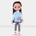 thumbnail image 3 of Petite Poupée pour Filles, Poupée Détaillée 14 Pouces pour Enfants, 3 of 7