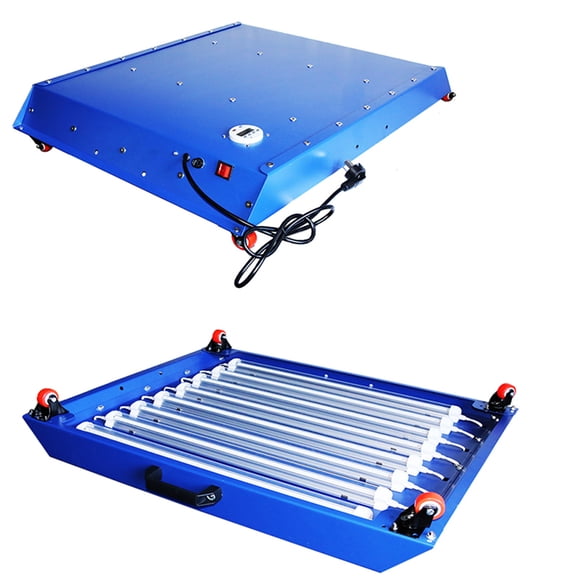 TECHTONGDA LED Movable UV Exposure Unit Screen Printing Hot Stamping Push Pull Tybe 24*28in