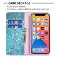 thumbnail image 4 of iPhone 13 Pro Max Wallet Case PU Leather Folio Flip Stand, Allytech Magnetic Credit Card Holder Protective Anti-Scratch TPU Bumper Skin Cover for iPhone 13 Pro Max 6.7" 2021, Plum Bossom, 4 of 4