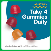 SmartyPants Organic Mens Multi & Vegetarian Omega 3 Gummy Vitamins with D3, C & B12 - 90ct