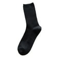 thumbnail image 4 of roadlitg Womens Crew Socks Ribbed Solid Color Stretch Comfortable Basic Socks Everyday Casual Athletic Socks, 4 of 5