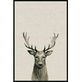 thumbnail image 2 of Staring Buck II Floater Framed Painting Print on Canvas, 2 of 6