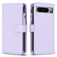 thumbnail image 2 of Compatible with Google Pixel 8 Pro Premium PU Leather Wallet Case with 9 Card Slots Zipper Pocket and Hand Strap, 2 of 5