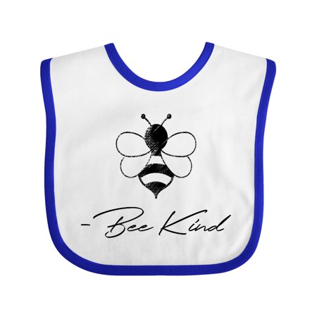 

Inktastic Bee Kind Cute Bee Gift Baby Boy or Baby Girl Bib
