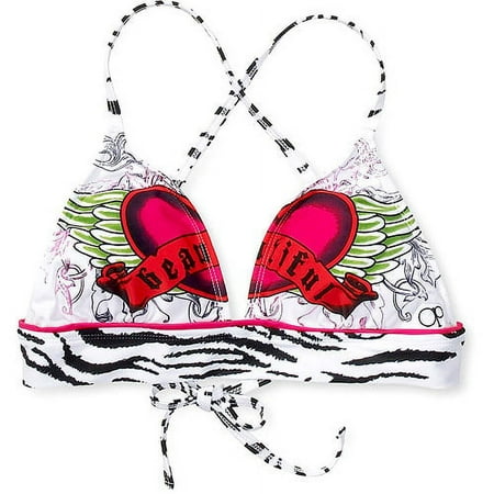 Op - Juniors Tattoo Bikini Top