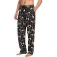 thumbnail image 5 of HPINK-T Cartoon Beagle Dogs Men's Pajama Pants Super Soft Sleep Lounge Pants Pjs Bottoms with Pockets, 5 of 7