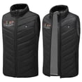 thumbnail image 6 of Penkiiy Heated Vest,Heating Vest Rechargeable,Warming Heated Jacket with 3 Heating Levels Unisex Battery Not Included Heated Vest Black, 6 of 7