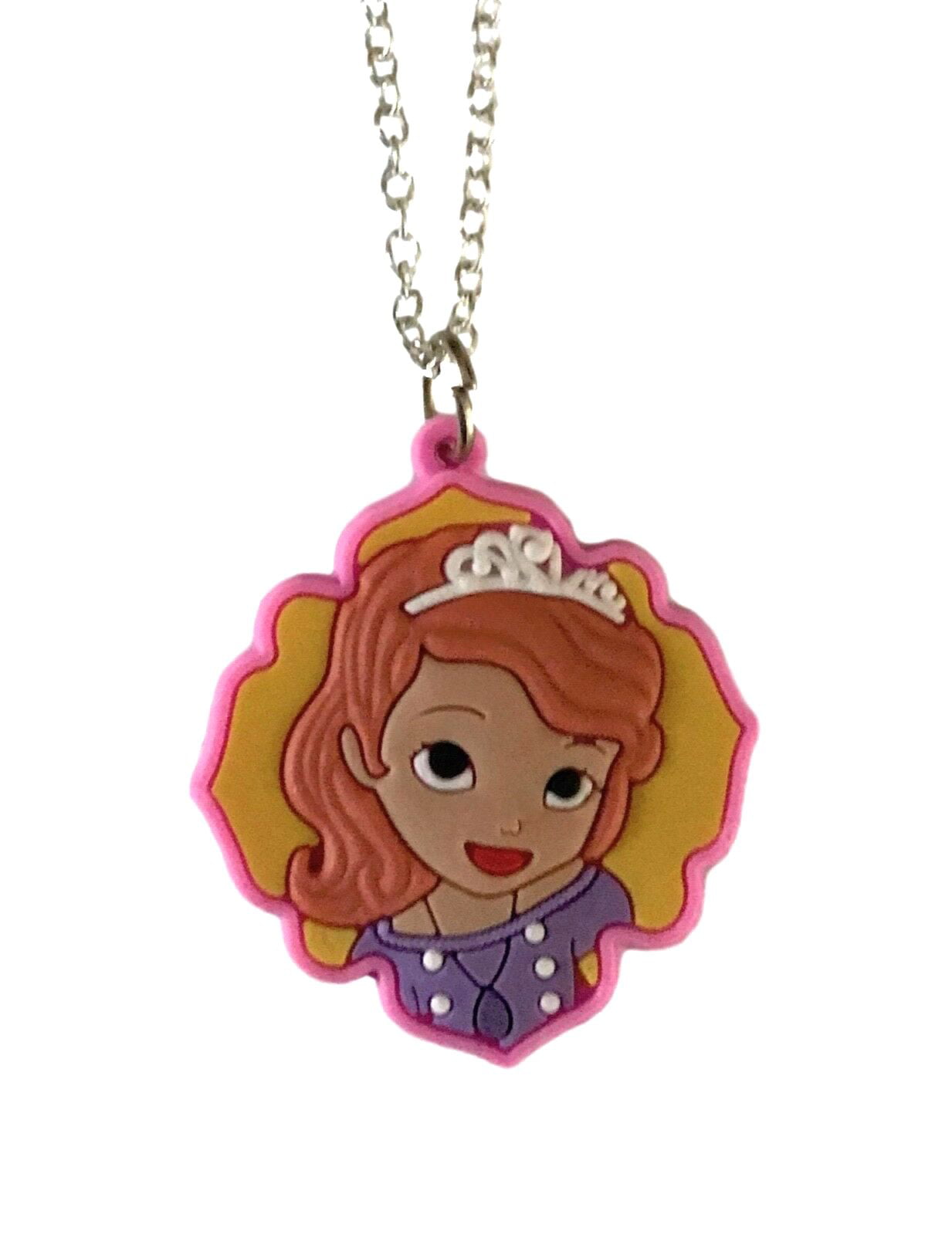 Sofia PVC Pendant Necklace Disney Princess Themed Jewelry - Walmart.com