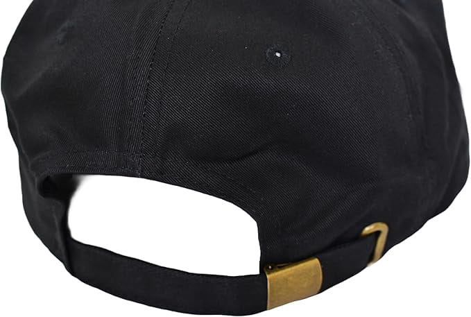 Adjustable Cap Hat for Man & Women |NY Hat| with Exquisite Embroidery |One Size| |Black|