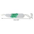 thumbnail image 2 of Unique Bargains 1 Pc Long Stretch Back Sponge Back Sponge for Shower 10.63"x2.17"x1.77" Green, 2 of 4