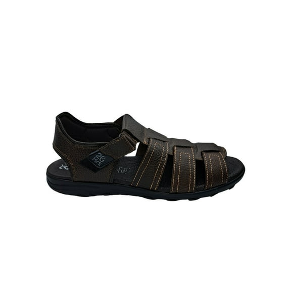 Sandalia Huarache 20 HORAS Piel Color Café Modelo 416