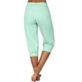 thumbnail image 3 of Women's Sweatpants Capri Pants Workout Exercise Cropped Joggers Running Drawstring Lounge Pants Side Pockets Ladies Comfy Plus Size 2026 Trendy Outfits Lightweight Cute Fashion Dressy Clothes Green, 3 of 7