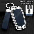 thumbnail image 6 of For Toyota Crown B 2/3/5 buttons key case Car Remote Key Case Cover Shell Car Accessories Zinc alloy+leather Car Remote Key Case, 6 of 28
