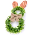 thumbnail image 3 of Dopebox Easter Wreaths for Front Door, Spring Easter Wreath Easter Decorations Floral Wreath with Bunny & Eggs, Easter Wreath Rabbit Ear Decoration Door Hanging Vines Wreath for Front Door (C), 3 of 7
