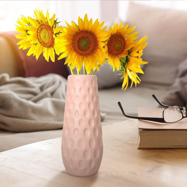 TopLLC Vase, Flower Vase Plastic For Flower Vase Decorative Vase Vase For Flowers Modern Vase For Home Decor Bouquet Shelf Weddings Decorative container