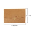 thumbnail image 2 of REGALWOVEN Mini Envelopes, Small Holders Retro Gold Heart Business Envelopes for Weddings Brown, 2 of 6