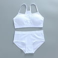 thumbnail image 2 of 6 Pcs Girls’seamless Underwear Set Lightly Padded Training Beginner Bras Girls Underwear Size 8-14, 2 of 4