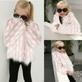 thumbnail image 2 of Vedolay Suit Jacket 2023 Fall Coats for Girls Print Zip Up Long Sleeve Windproof Coat,Pink 4-5 Years, 2 of 4