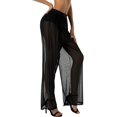 thumbnail image 3 of HAHDAXIA Pantalon à Volants en Maille Transparente pour Femmes, Bas de Bikini, Couverture, 3 of 6