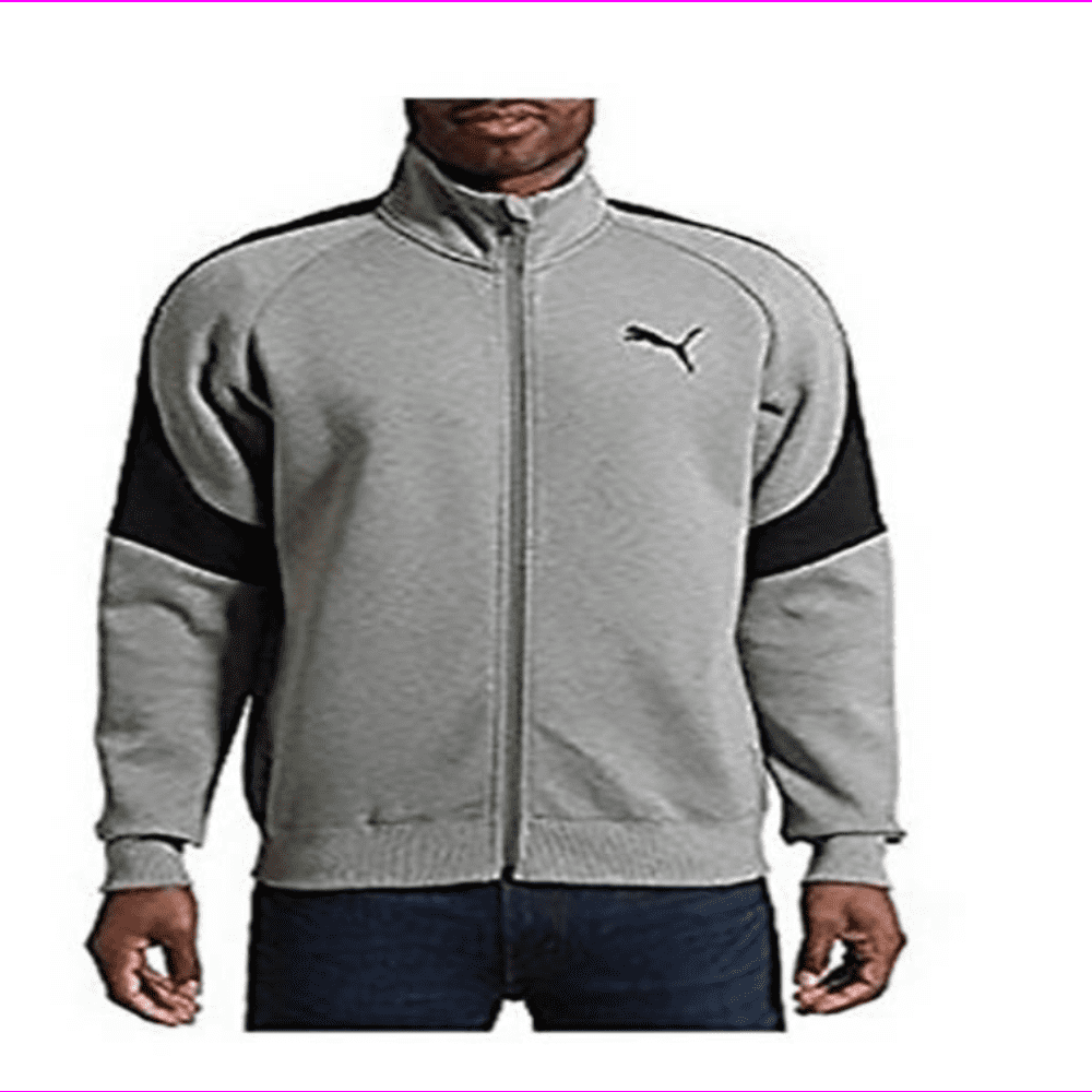 puma men's fleece core track jacket