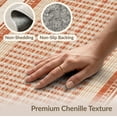 thumbnail image 6 of ODIKA 9'x12' Washable Area Rug Non-Shedding, Easy Care Rag Checkered Layered Mosaic Grid Farmhouse Vintage Frame Doormat for Master Suite, California King, Under Bed, 6 of 7