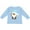 AE-Light Blue, variant on Inktastic Cute Christmas Penguin in Blue Hat Boys or Girls Long Sleeve Toddler T-Shirt