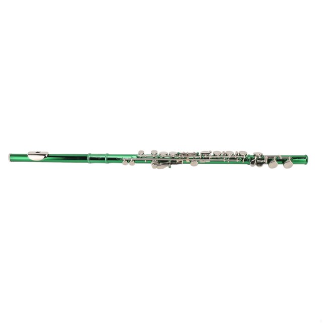 C C Flute 16 Key White Copper C Flute Set with Cleaning Tools Portable Bag for Beginners Students
