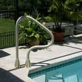 thumbnail image 2 of Saftron Piscine Encastrée en Acier 26"x30 Pouces à 3 Courbures, Figure 4, Retour à la Rambarde de Terrasse, Beige, 2 of 2