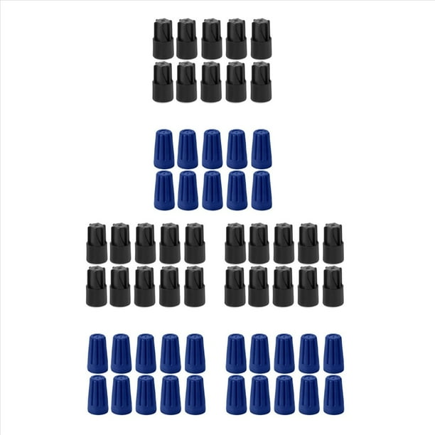 30X Conectores de Tuerca de Cable A Prueba de Agua Conectores de Cable EléCtrico para Exteriores Tuercas Torcidas Tapa de Cable para VáLvulas de Riego para Exteriores