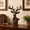 Bronze, variant on Tabletop Animal Head Sculptures,Realistic Deer Antler Figurines,Resin Lucky Stag Head Statue for Living Room Bedroom, Officeroom,Bar,Home