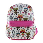 Backpack - LOL Surprise - All Over Print White 16" New 001902-2